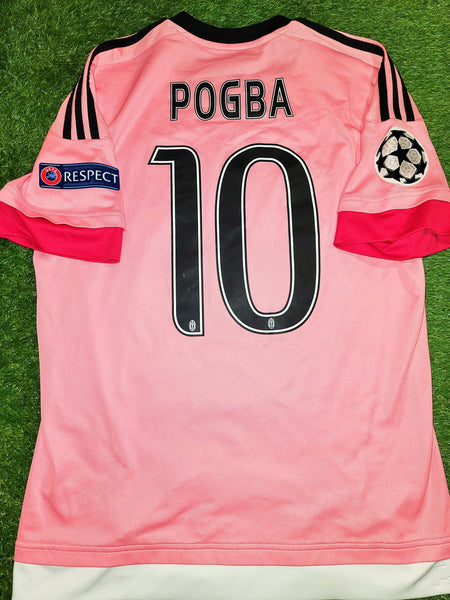 Pogba Juventus 2015 2016 Away Pink Drake UEFA Jersey Shirt Maglia Maillot M SKU# S12846 foreversoccerjerseys