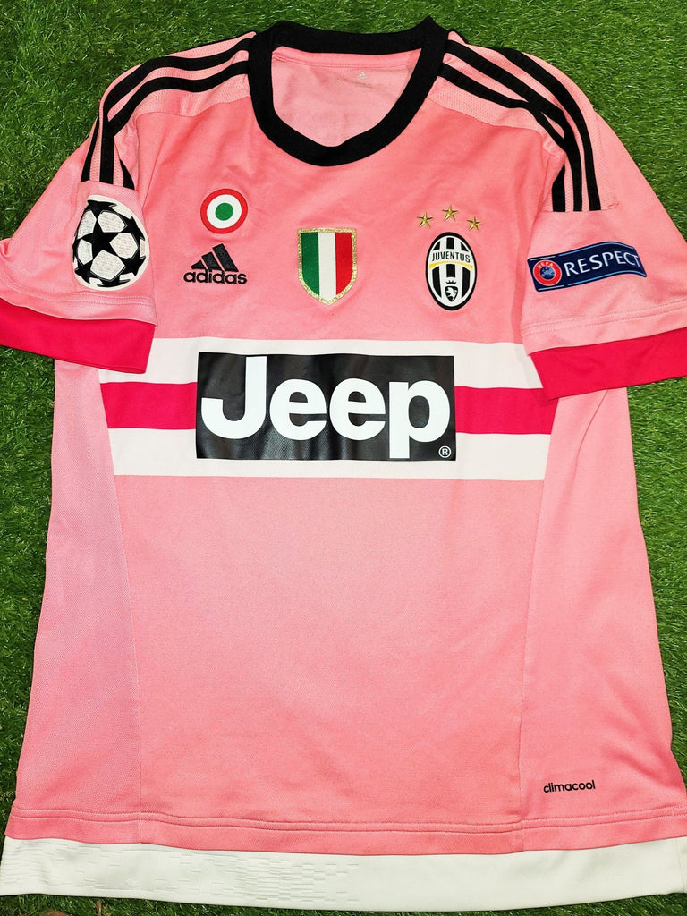 regio Consumeren Spectaculair Pogba Juventus 2015 2016 Away Pink Drake UEFA Jersey Shirt Maglia Mail –  foreversoccerjerseys
