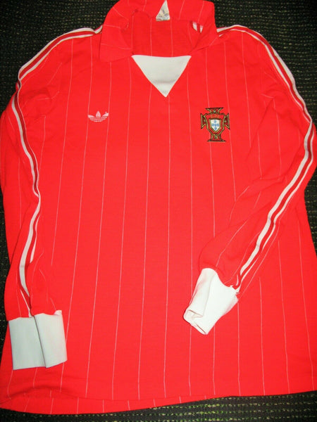 Portugal MATCH WORN 1980s Ventex Jersey Shirt Maglia Trikot - foreversoccerjerseys