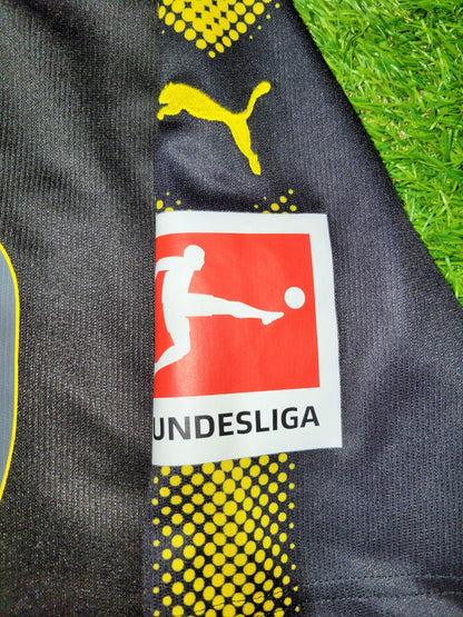 Pulisic Borussia Dortmund 2017 - 2018 Puma Away Soccer Jersey Shirt L SKU# 751672 Puma