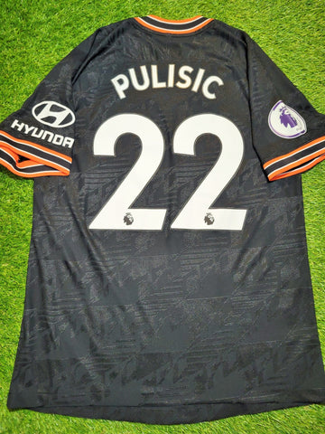 Pulisic Chelsea 2019 - 2020 Third Vaporknit PLAYER ISSUE Jersey Shirt L SKU# AR9342-011 foreversoccerjerseys