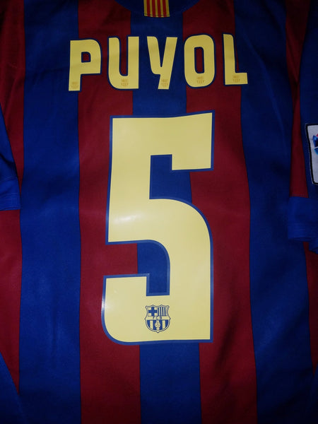 Puyol Barcelona 2005 2006 Jersey Shirt Camiseta M foreversoccerjerseys
