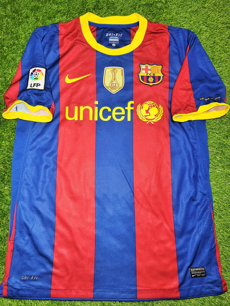 Puyol Barcelona Home Nike 2010 2011 Jersey Shirt Camiseta M SKU# 382354-486 Nike