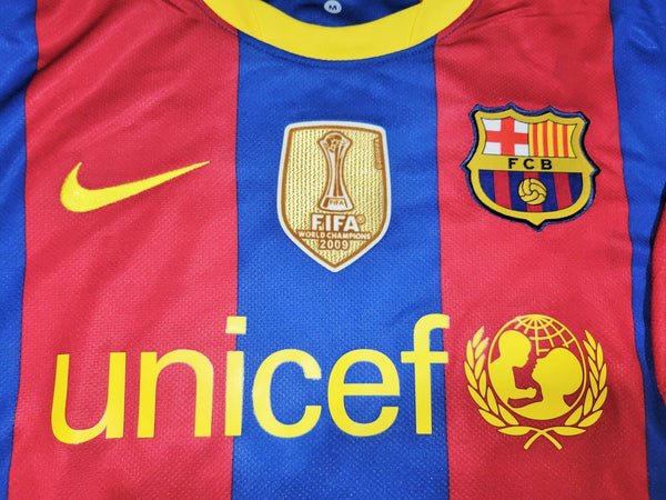 Puyol Barcelona Home Nike 2010 2011 Jersey Shirt Camiseta M SKU# 382354-486 Nike