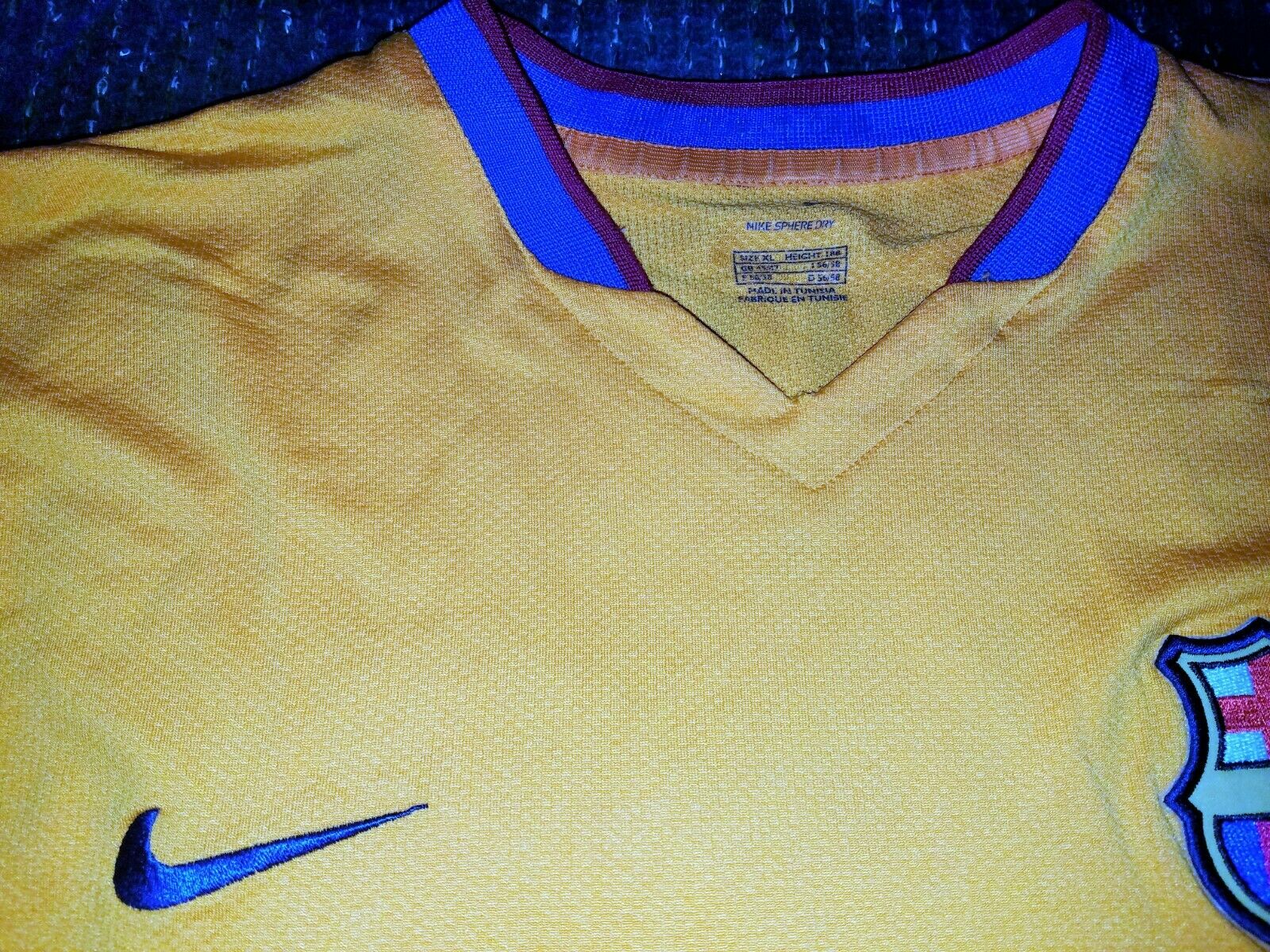 Puyol Barcelona Jersey 2006 2007 Shirt Camiseta XL - foreversoccerjerseys