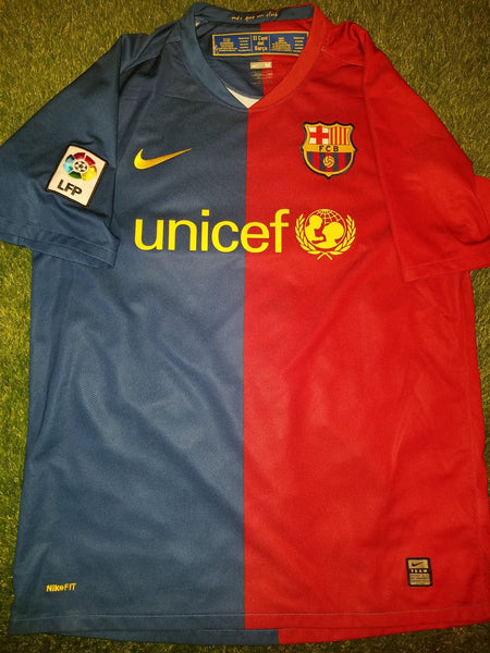 Puyol Barcelona TREBLE 2008 2009 Jersey Shirt Camiseta M 286784-655 foreversoccerjerseys