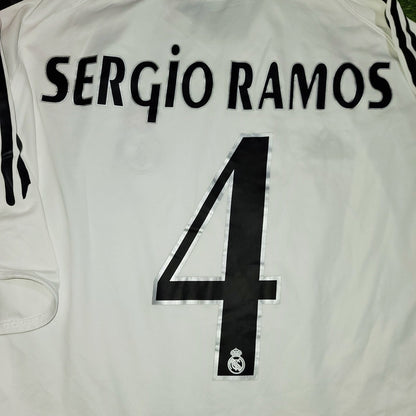 Ramos Real Madrid 2005 2006 Home Jersey Shirt Camiseta L SKU# 109879 APU002 foreversoccerjerseys