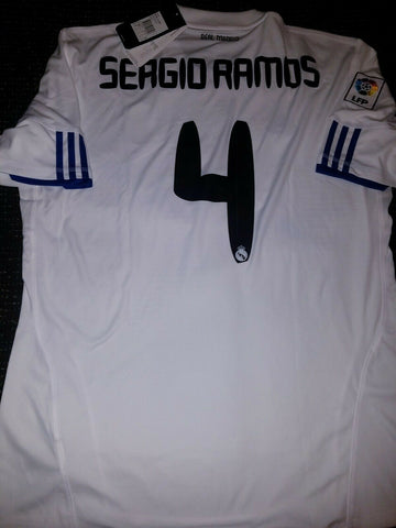 Ramos Real Madrid 2010 2011 Jersey Camiseta Shirt XL BNWT - foreversoccerjerseys