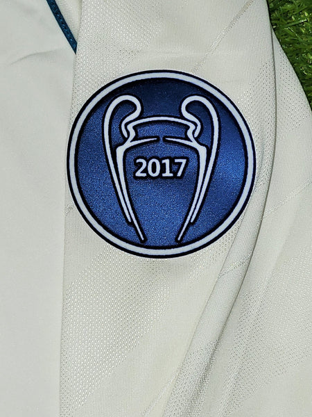 Ramos Real Madrid 2017 2018 UEFA Long Sleeve Soccer Jersey Shirt L SKU# B31106 Adidas