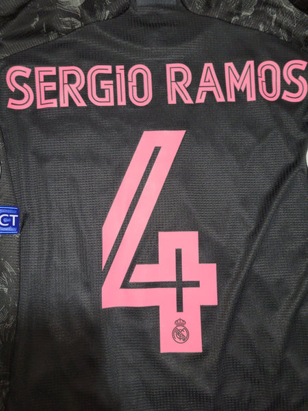 Ramos Real Madrid 2020 2021 CLIMACHILL PLAYER ISSUE UEFA Third Jersey Camiseta Shirt BNWT L SKU# FQ7491 Adidas