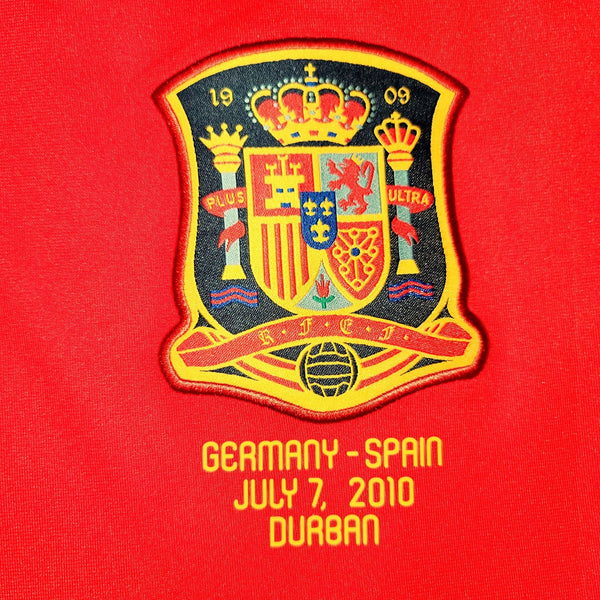 Ramos Spain 2010 WORLD CUP SEMI FINAL Jersey Espana Camiseta Trikot Shirt L SKU# P47902 foreversoccerjerseys