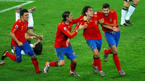 Ramos Spain 2010 WORLD CUP SEMI FINAL Jersey Espana Camiseta Trikot Shirt L SKU# P47902 foreversoccerjerseys