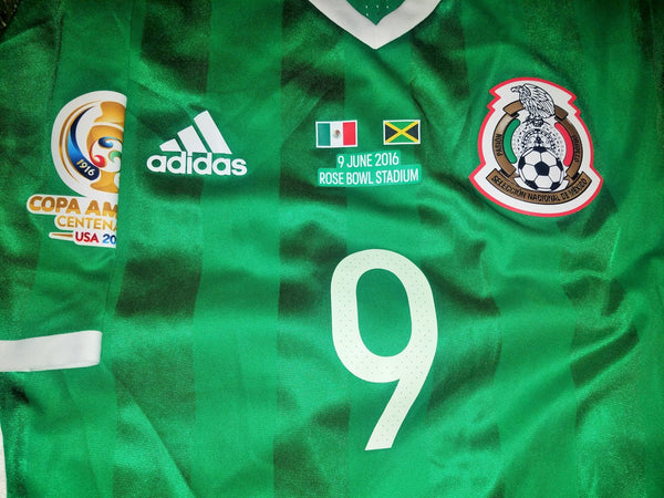 Raul Jimenez Mexico COPA AMERICA 2016 MATCH ISSUED Jersey Camiseta Shirt M foreversoccerjerseys