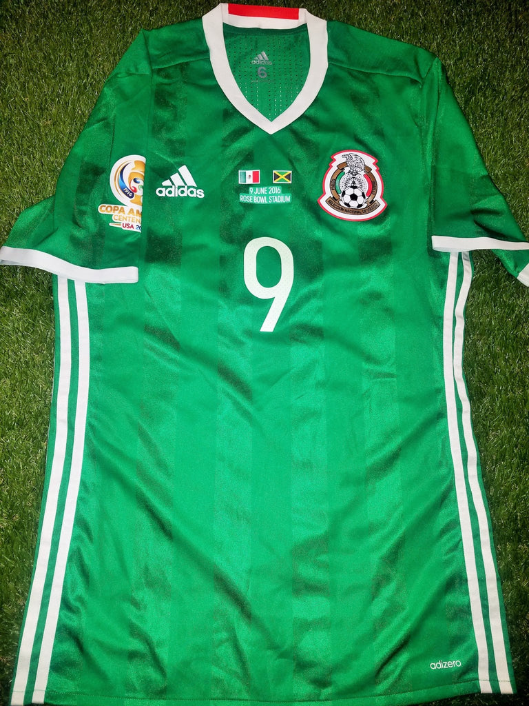 Raul Jimenez Mexico COPA AMERICA 2016 MATCH ISSUED Jersey Camiseta Shirt M foreversoccerjerseys