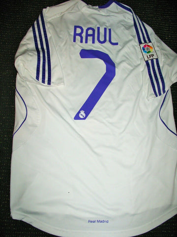 Raul Real Madrid 2007 2008 Jersey Shirt Camista Trikot M - foreversoccerjerseys