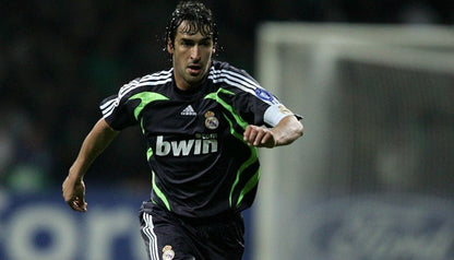 Raul Real Madrid 2007 2008 UEFA Third Soccer Jersey Shirt M SKU# 697225 Adidas