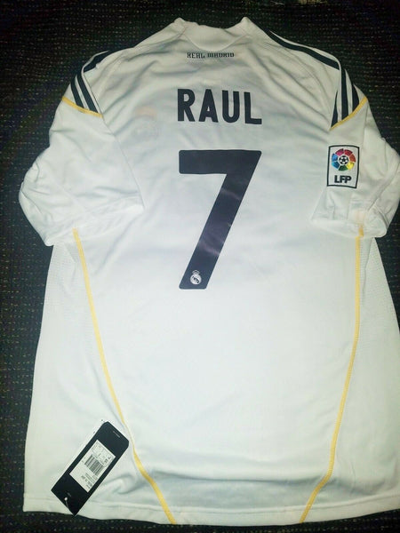 Raul Real Madrid 2009 2010 Jersey Shirt Camiseta Trikot L BNWT - foreversoccerjerseys