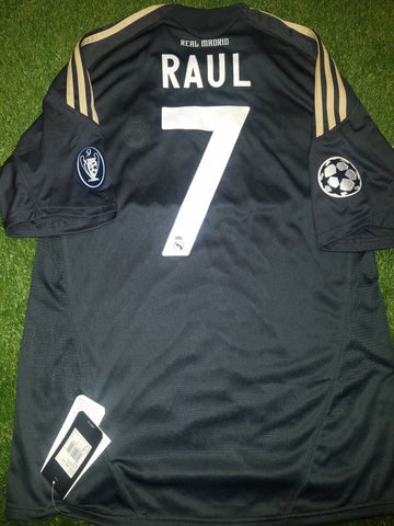 Raul Real Madrid 2009 2010 Jersey Shirt L BNWT SKU# E84329 foreversoccerjerseys