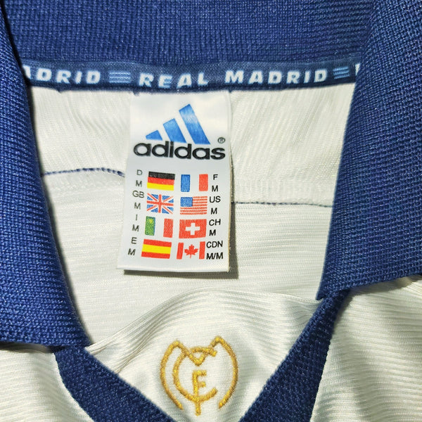 Raul Real Madrid Home 1998 1999 2000 Jersey Shirt Camiseta M foreversoccerjerseys