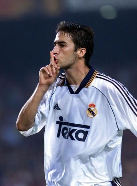 Raul Real Madrid Home 1998 1999 2000 Jersey Shirt Camiseta M foreversoccerjerseys