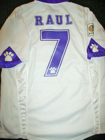 Raul Real Madrid Kelme 1997 1998 Jersey Camiseta Trikot Shirt L - foreversoccerjerseys