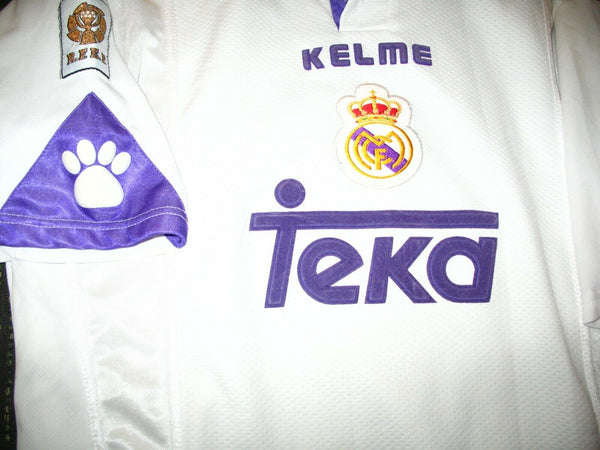 Raul Real Madrid Kelme 1997 1998 Jersey Camiseta Trikot Shirt L - foreversoccerjerseys