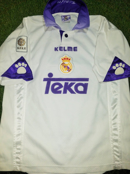 Raul Real Madrid Kelme 1997 1998 Jersey Camiseta Trikot Shirt M foreversoccerjerseys