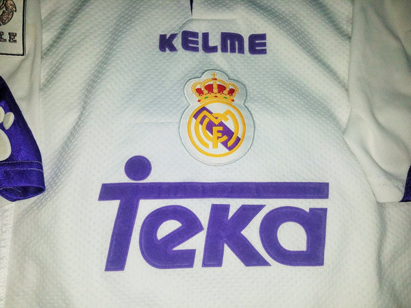 Raul Real Madrid Kelme 1997 1998 Jersey Camiseta Trikot Shirt M foreversoccerjerseys