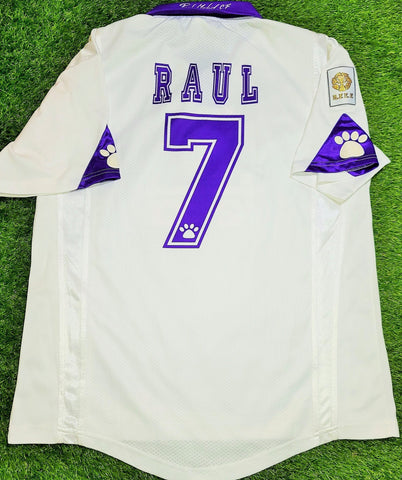 Raul Real Madrid Kelme 1997 1998 PLAYER ISSUE Jersey Camiseta Trikot Shirt L foreversoccerjerseys