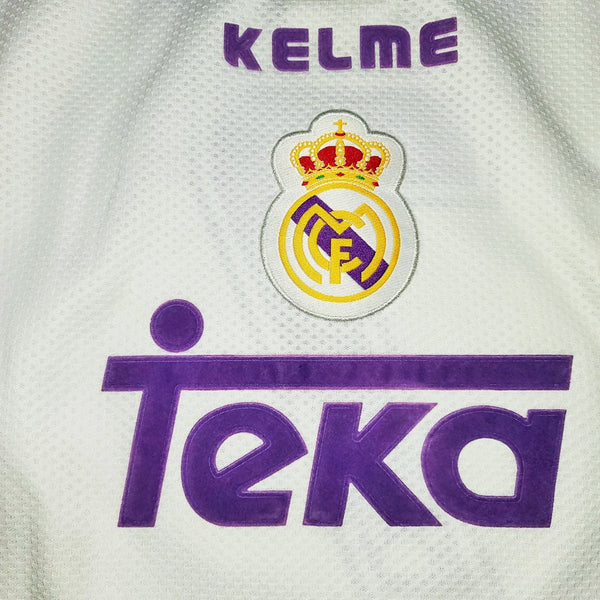 Raul Real Madrid Kelme 1997 1998 PLAYER ISSUE Jersey Camiseta Trikot Shirt L foreversoccerjerseys