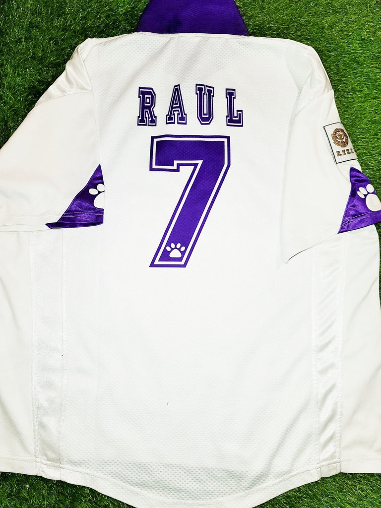 Raul Real Madrid Kelme 1997 1998 PLAYER ISSUE Jersey Camiseta Trikot Shirt XL foreversoccerjerseys