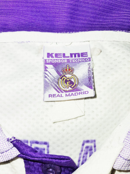 Raul Real Madrid Kelme 1997 1998 PLAYER ISSUE Jersey Camiseta Trikot Shirt XL foreversoccerjerseys