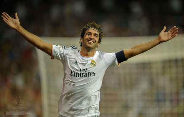 Raul Real Madrid MATCH ISSUED 2013 2014 Jersey Camiseta Shirt L SKU# Z29369 foreversoccerjerseys