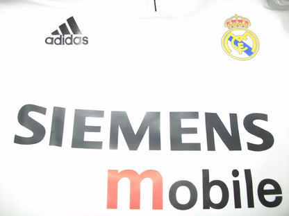 Raul Real Madrid Player Issue 2003 2004 Long Sleeve Jersey Camiseta Shirt - foreversoccerjerseys