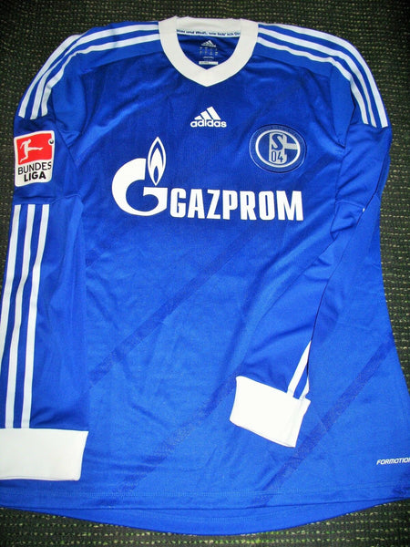 Raul Schalke 04 2011 2012 LAST MATCH PLAYER ISSUE Jersey Shirt Camiseta L - foreversoccerjerseys