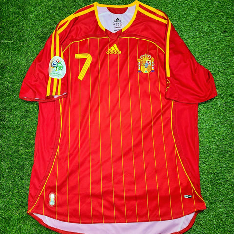 Raul Spain 2006 WORLD CUP Jersey Shirt Maillot Camiseta L SKU# 740144 foreversoccerjerseys