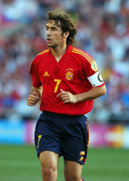 Raul Spain PLAYER ISSUE 2004 EURO Jersey Camiseta Espana Shirt Trikot L - foreversoccerjerseys