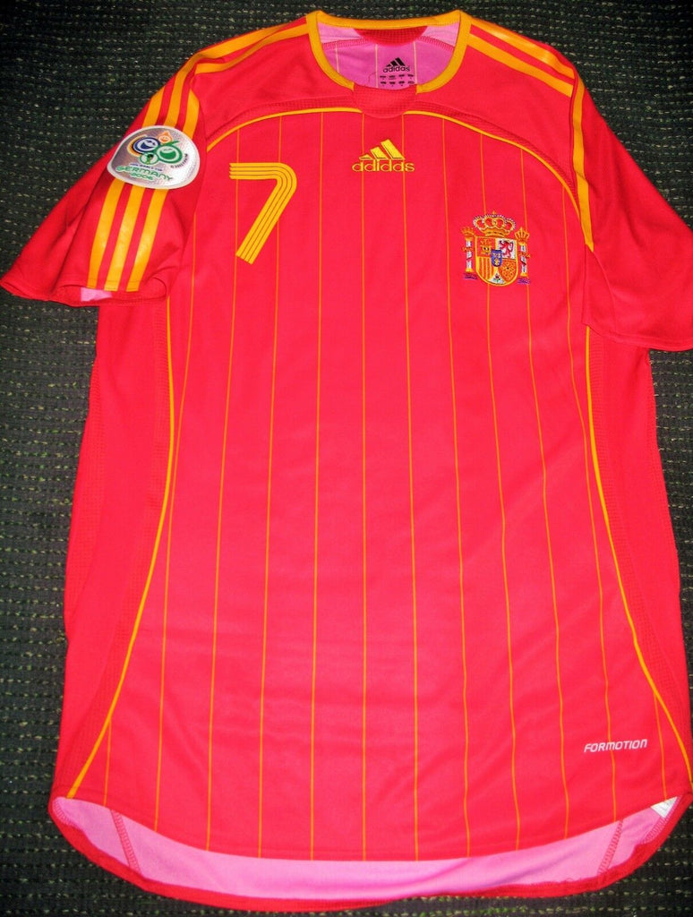 Raul Spain 2006 WORLD CUP Jersey Shirt Maillot Camiseta M SKU# 740144