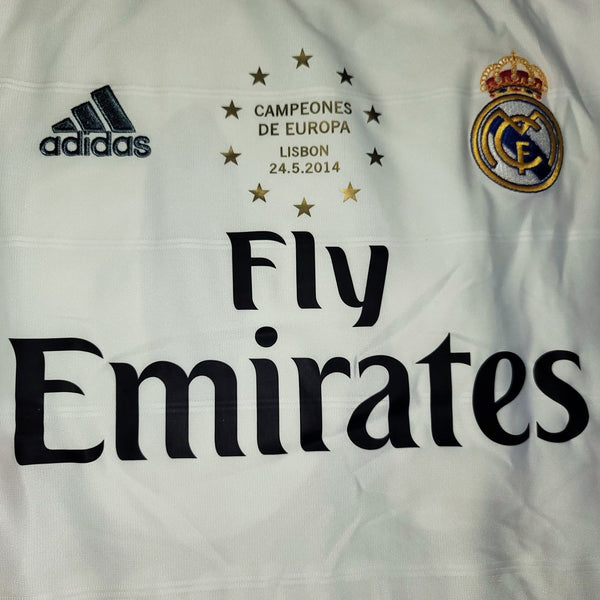 Real Madrid 2013 2014 UEFA CHAMPIONS CELEBRATORY Jersey Camiseta Shirt L SKU# Z29356 foreversoccerjerseys