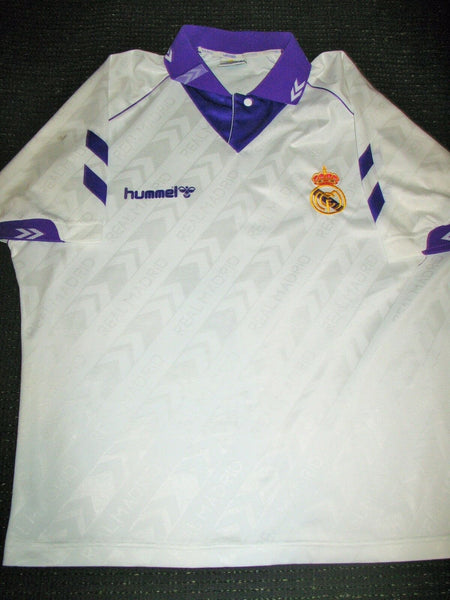 Real Madrid Hummel 1993 1994 Jersey Camiseta Shirt L - foreversoccerjerseys
