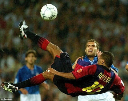 Rivaldo Barcelona 2000 2001 Centenary Jersey Shirt Camiseta Maglia L - foreversoccerjerseys