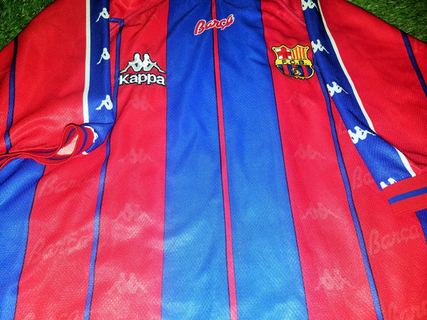 Rivaldo Kappa Barcelona 1997 1998 Jersey Shirt Camiseta XL foreversoccerjerseys