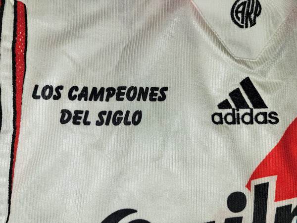 River Plate Adidas 1998 1999 2000 CAMPEONES DEL SIGLO LIMITED EDITION Home Soccer Jersey Camiseta M foreversoccerjerseys