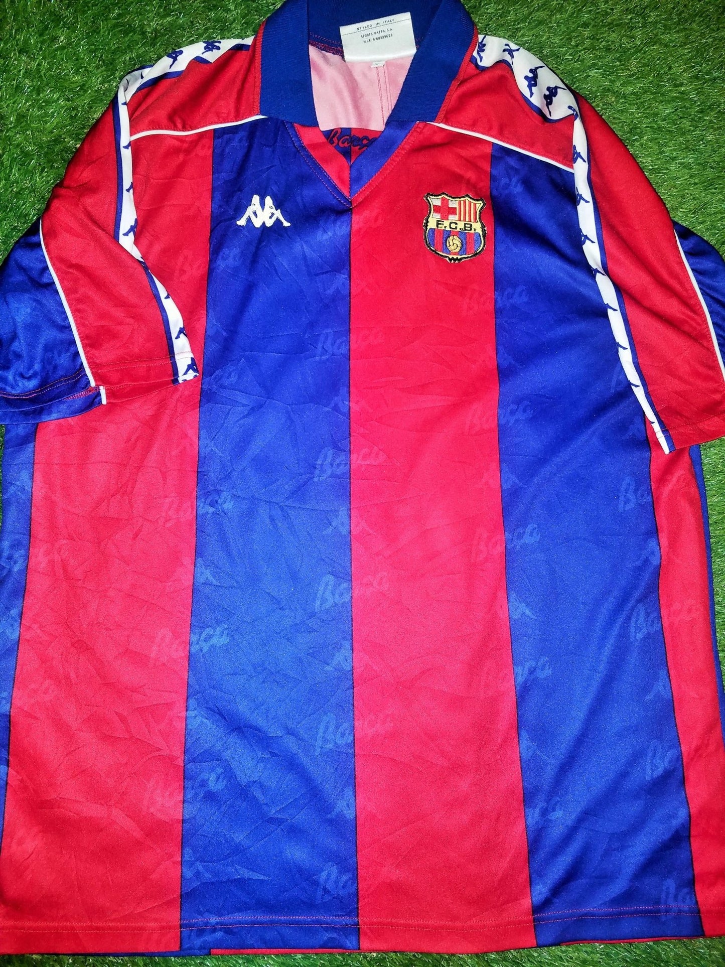Romario Kappa Barcelona 1994 1995 Jersey Shirt Camiseta XL foreversoccerjerseys