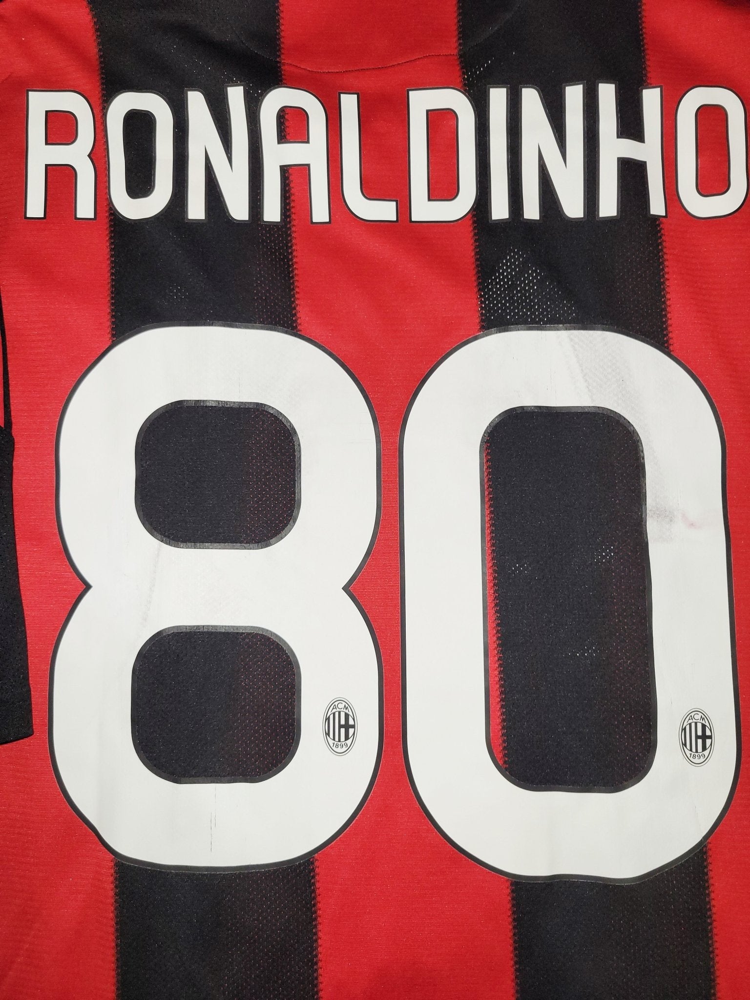 Ronaldinho AC Milan Adidas 2010 2011 Home Jersey Shirt Camiseta Maglia XL SKU# P96288 Adidas