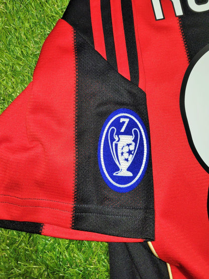 Ronaldinho AC Milan Adidas 2010 2011 Home Soccer Jersey Shirt BNWT M SKU# P96288 Adidas