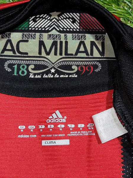 Ronaldinho AC Milan Adidas 2010 2011 Home Soccer Jersey Shirt Maglia M SKU# P96288 Adidas