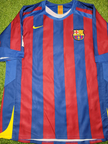 Ronaldinho Barcelona 2005 2006 Soccer Jersey Shirt XL Nike