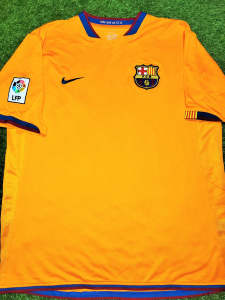 Ronaldinho Barcelona 2006 2007 Away Jersey Shirt Camiseta L SKU# 146982 Nike