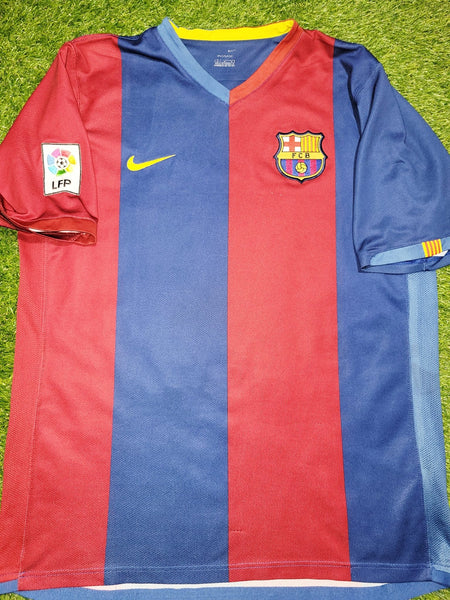 Ronaldinho Barcelona 2006 2007 Home Jersey Shirt Camiseta L SKU# F6AOM 146980 Nike